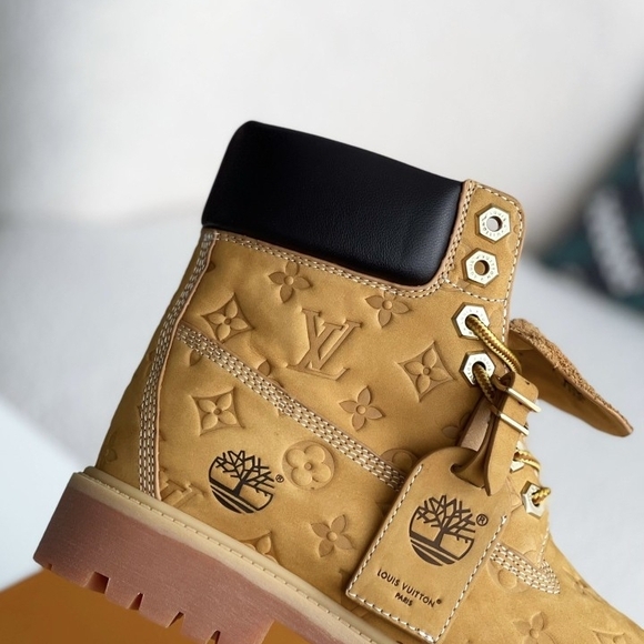 Louis Vuitton Other - Louis Vuitton Tan Monogram Boots